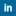 LinkedIn icon.