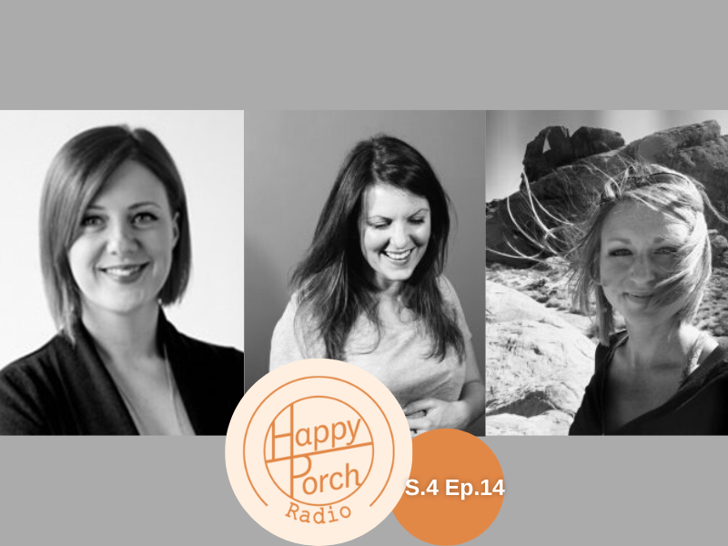 S4E14 Cover image of Kate Rostance, Kelly Molson and Erica Quessenberry